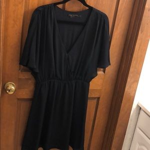 Alice + Olivia Navy Employed Line Dress